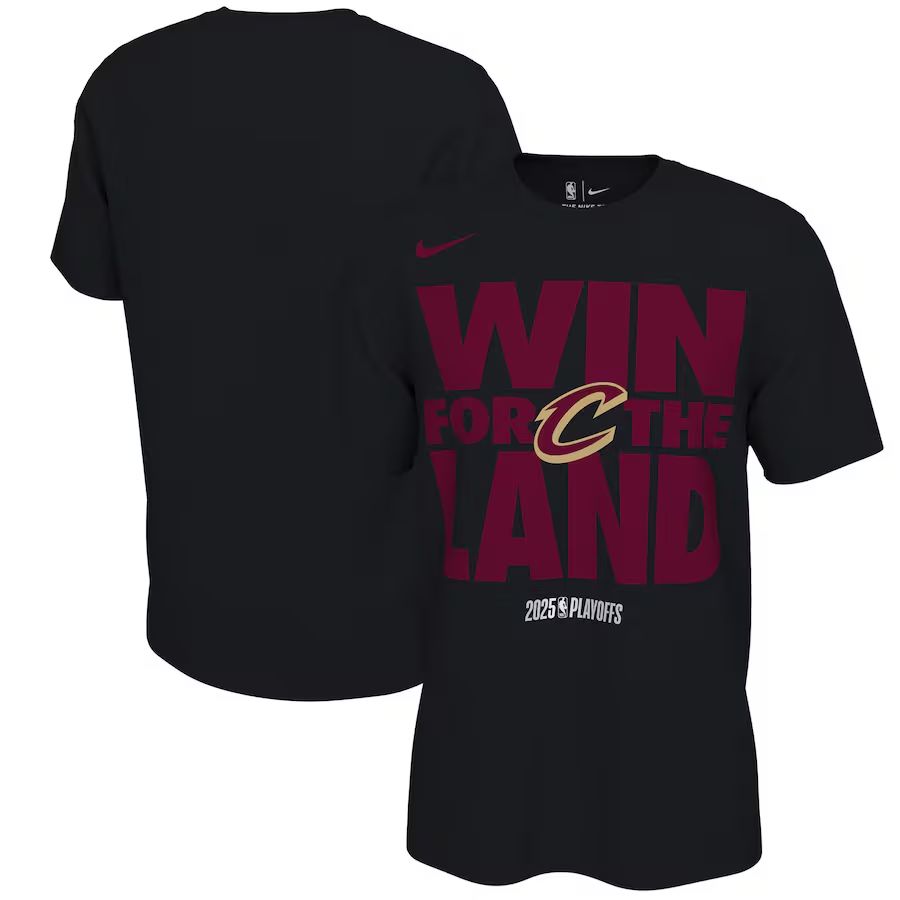 Men 2025 Cleveland Cavaliers NBA playoff T-shirt